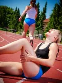 hamstring strain in runner