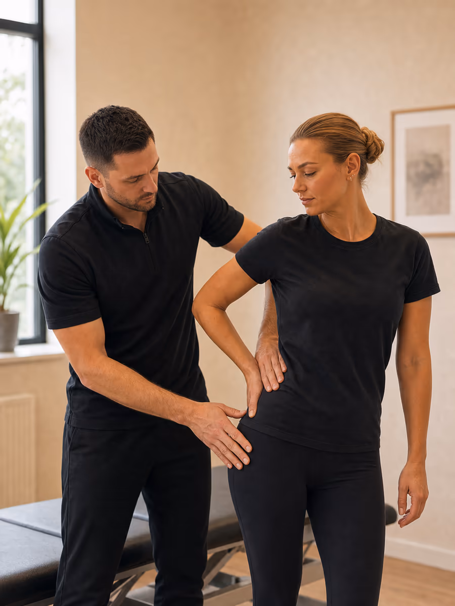 Hip pain physiotherapy assessment and treatment at The Physio Lounge Knowsley