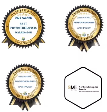 The Physio Lounge Winwick — clinic award recognitions