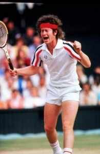 McEnroe having a blow out