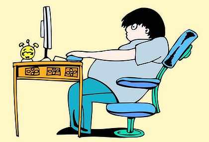 Slump Posture at desk